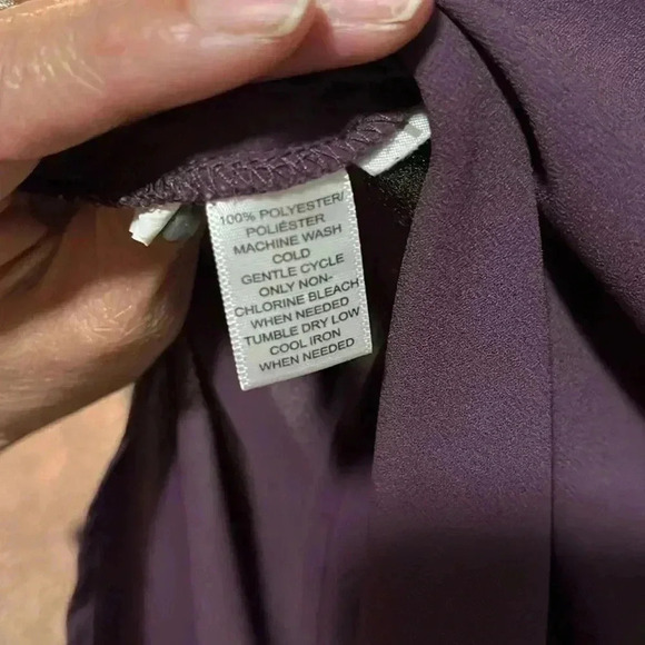 Loft Women's Purple tunic Blouse - Picture 3 of 4